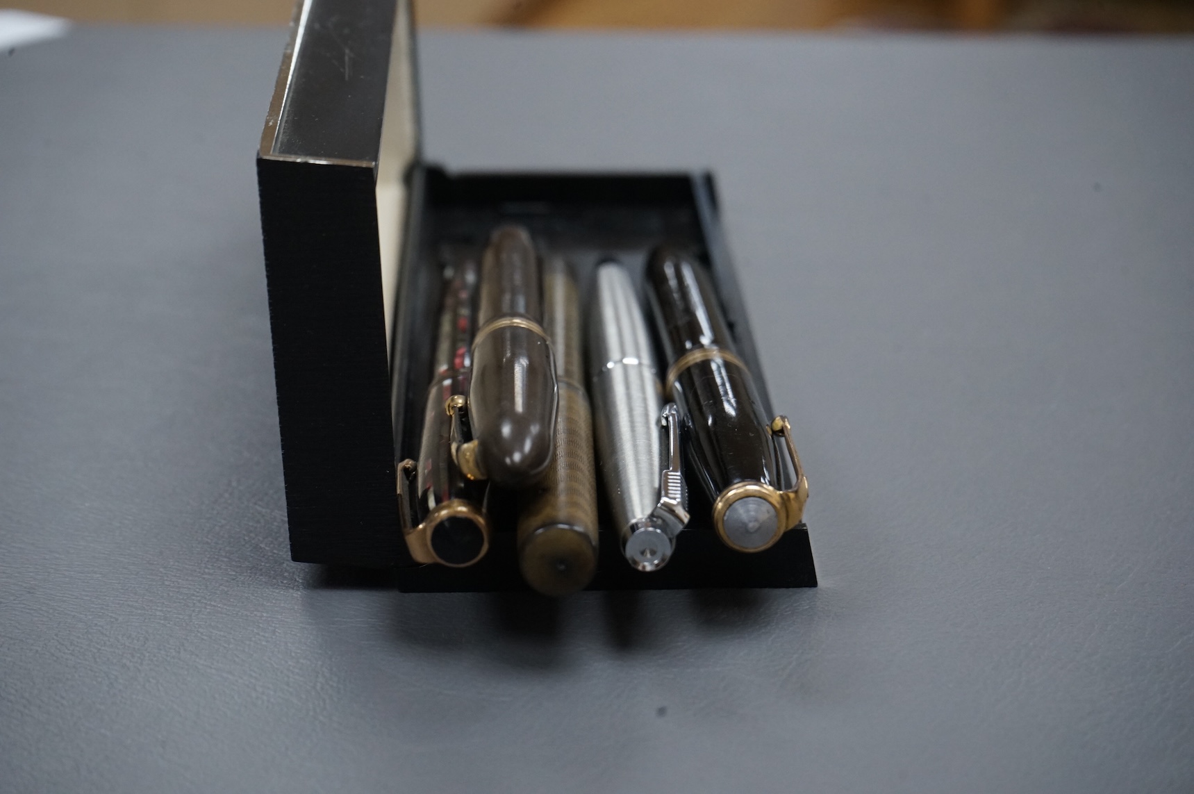 A quantity of pens to include Parker and Watermans